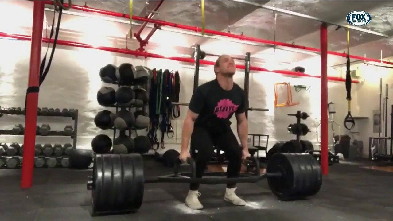 Harrison Bader on NY jacket, fashion and weight training