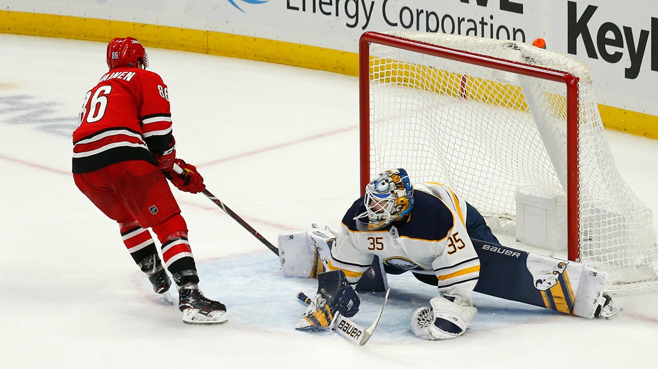 Teuvo Teravainen OT goal caps Canes' wild win over Sabres