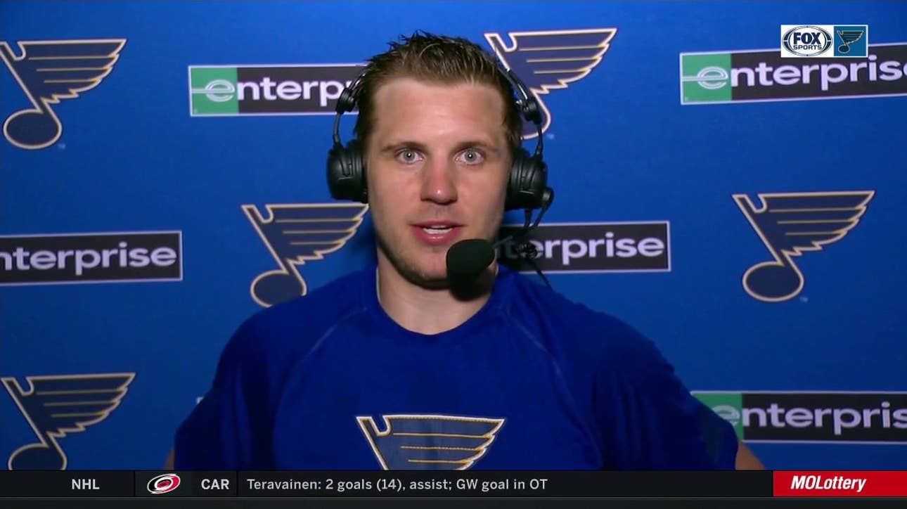 Schenn: Blues' win over Lightning was 'by far the fastest game we've played all year'