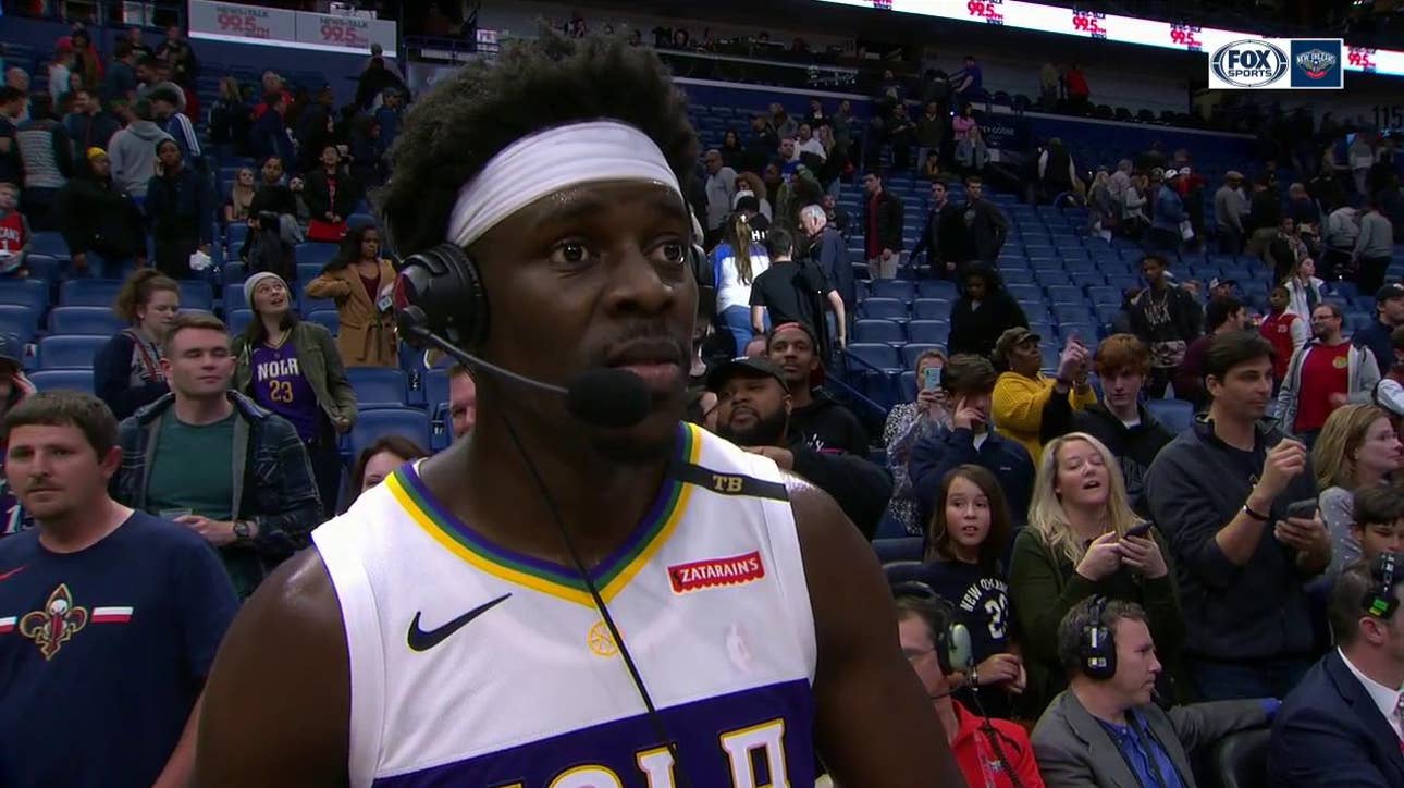 Jrue Holiday on the Pelicans win over the Timberwolves