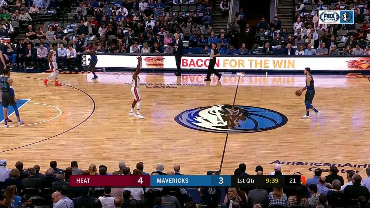 HIGHLGIHTS: Luka Doncic Laser Pass Finds Salah Mejri