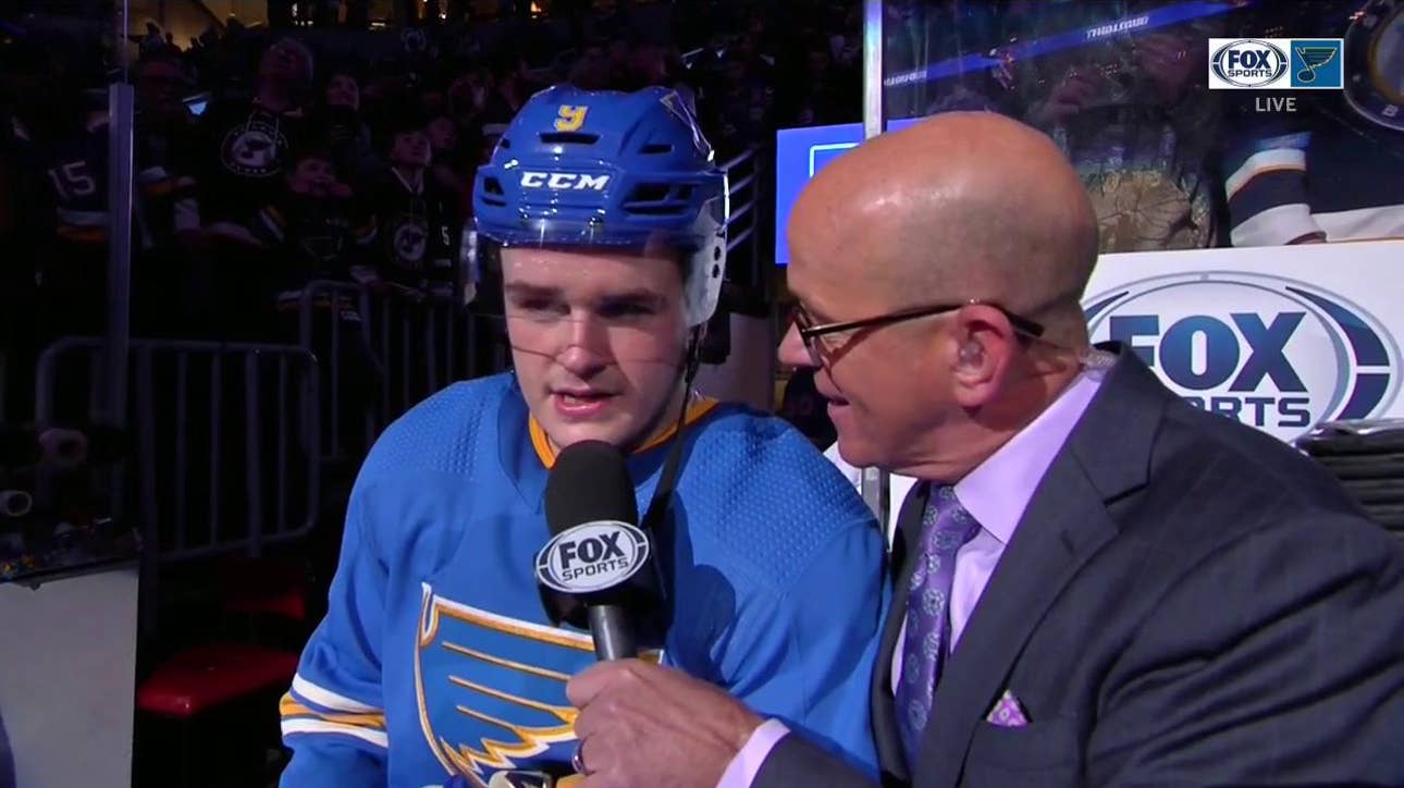 Blais on the Blues fans: 'They're the best fans in the league'