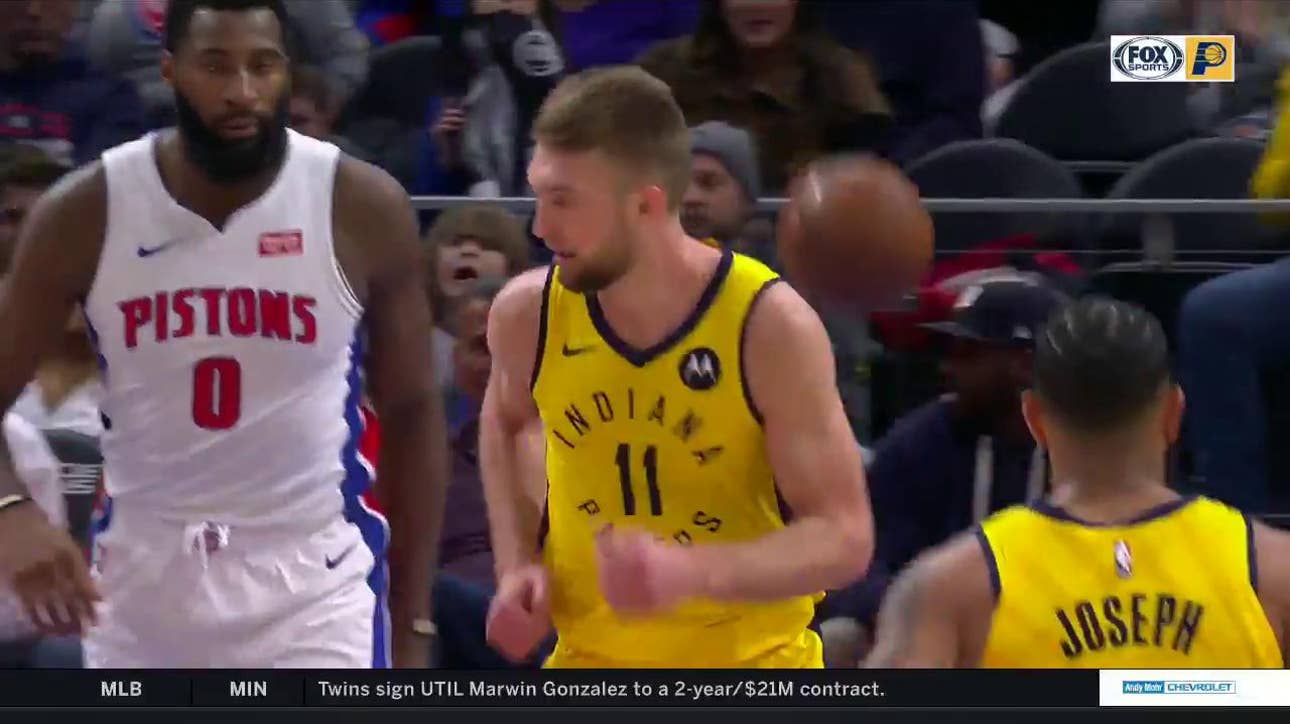 WATCH: Sabonis scores 23 but leaves game with ankle injury