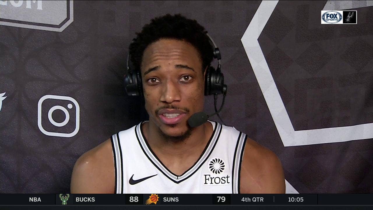 DeMar DeRozan on last few possessions, win over Denver