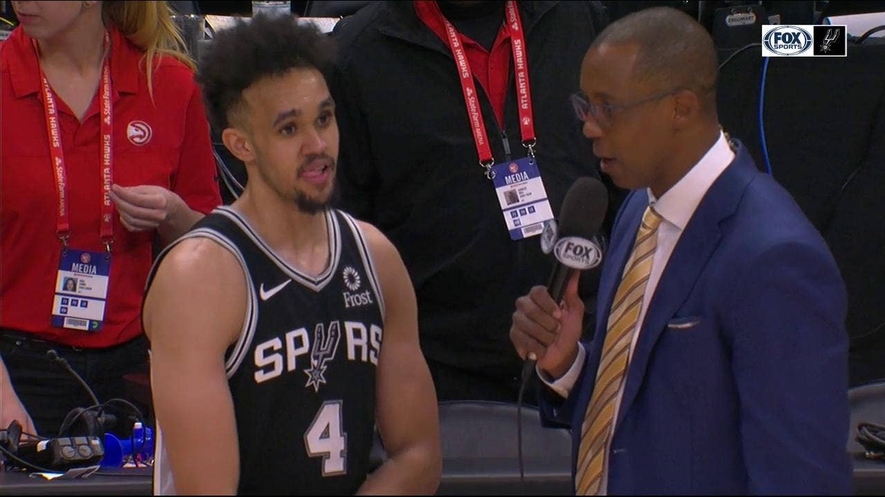 Derrick White on knocking off Atlanta 111-104
