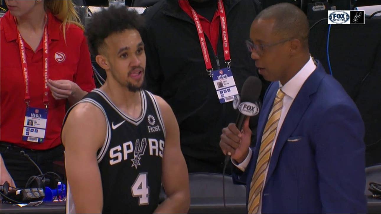 Derrick White on knocking off Atlanta 111-104