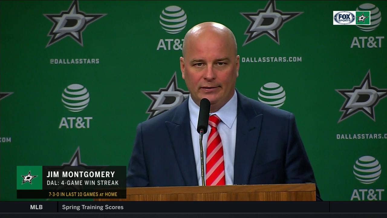 Jim Montgomery talks Stars 4-0 win over Avalanche | Stars Live