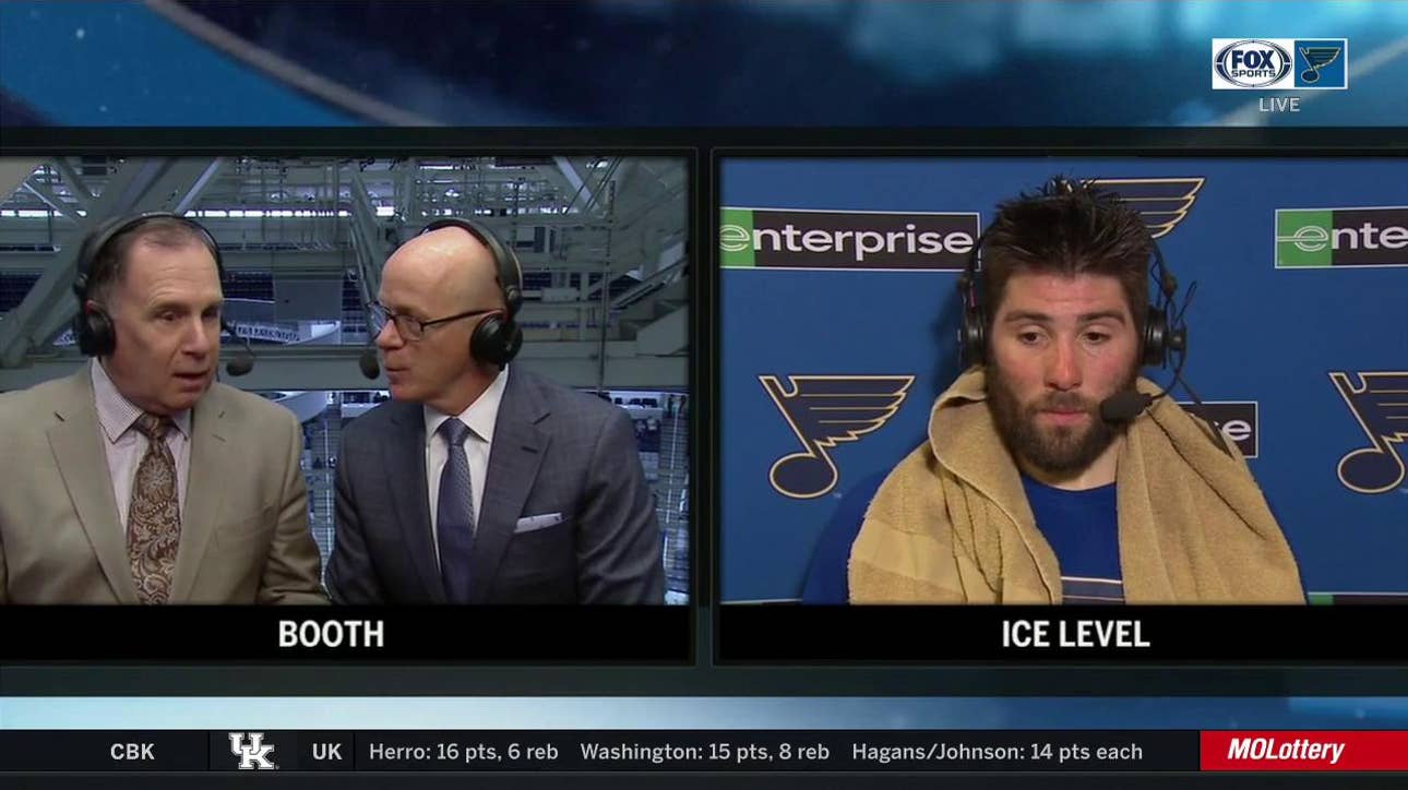 Maroon: 'Jake Allen was our best player. ... He gave us a chance to win'