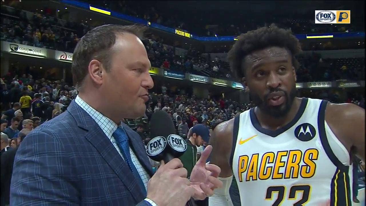 Matthews on last-second tip-in for the win: ' I saw an opportunity to crash and I took it'