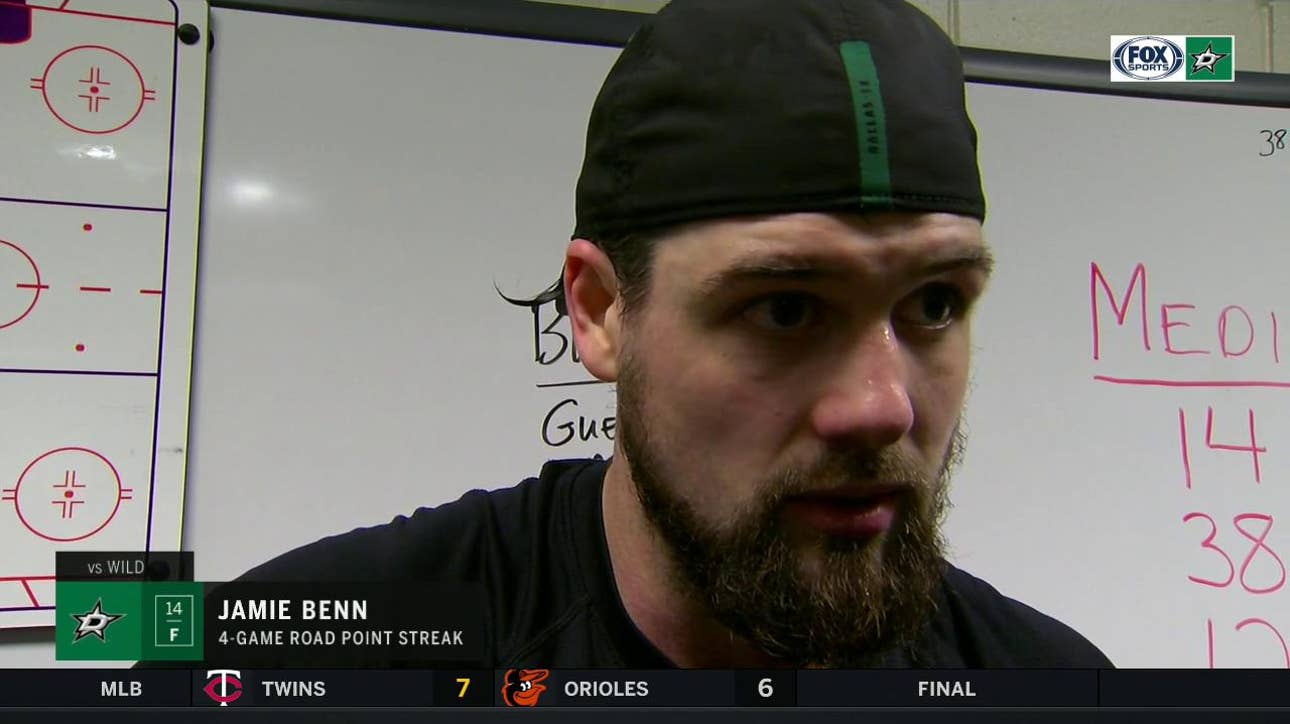Jamie Benn: 'We played a smart game'