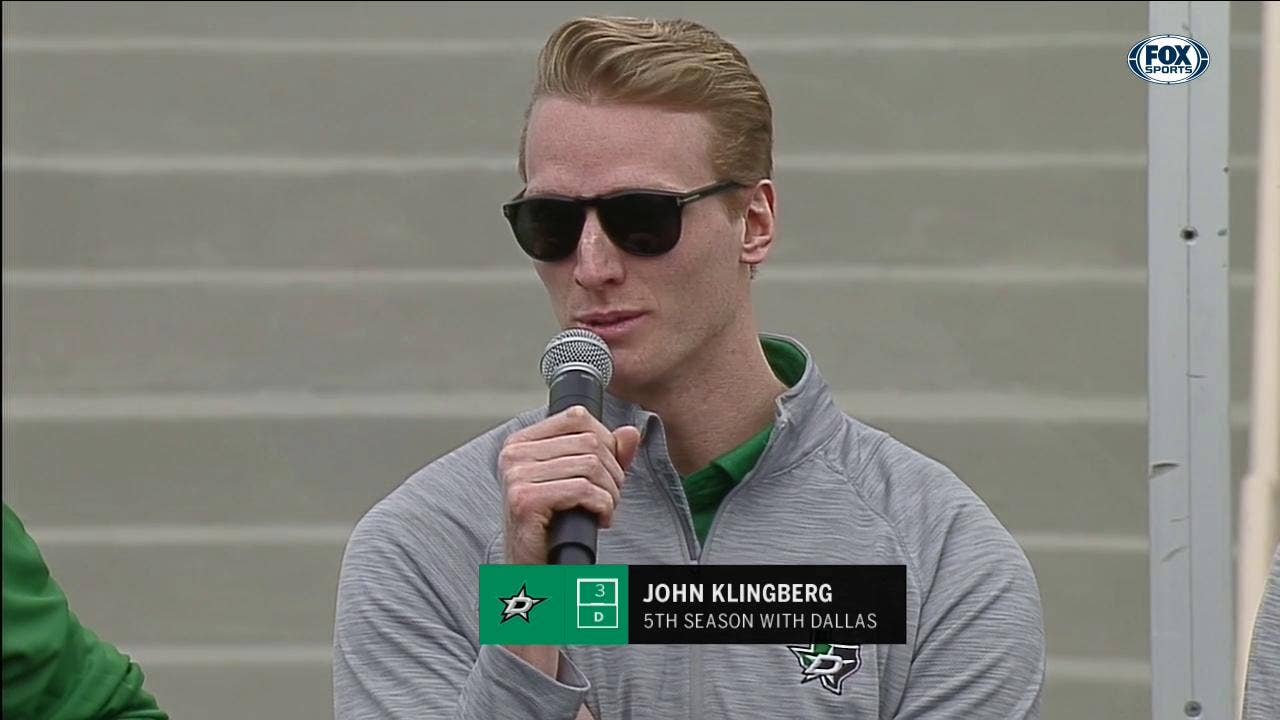 John Klingberg on Winter Classic Uniforms: 'Old school logos would be cool'