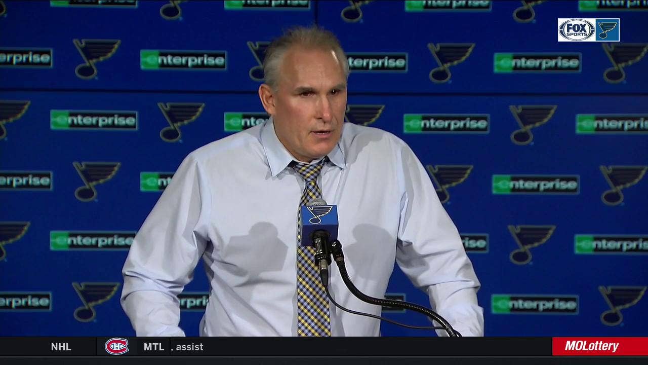 Berube: Blues' successful challenge 'was an important one, for sure'