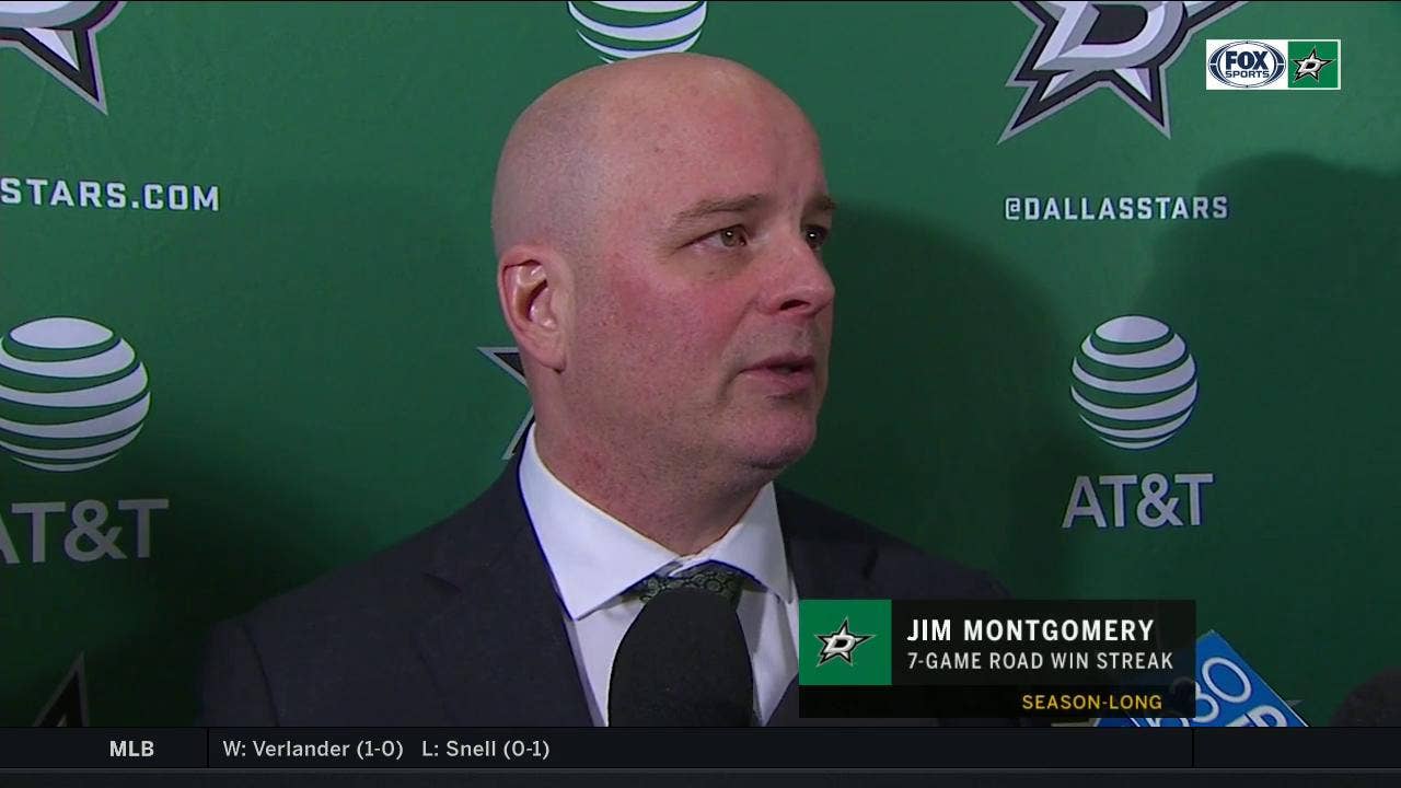 Jim Montgomery on win in Edmonton: 'We got better every period'