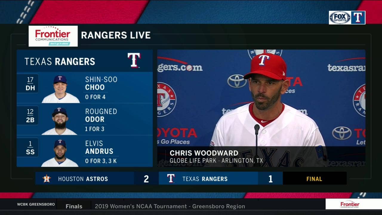 Chris Woodward on Drew Smyly's return to the mound | Rangers Live