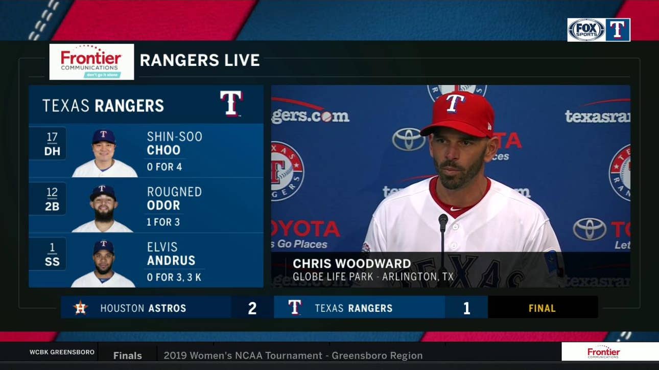 Chris Woodward on Drew Smyly's return to the mound | Rangers Live