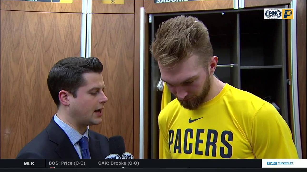 Sabonis: 'We felt like for the first few minutes we didn't have all the energy we needed'