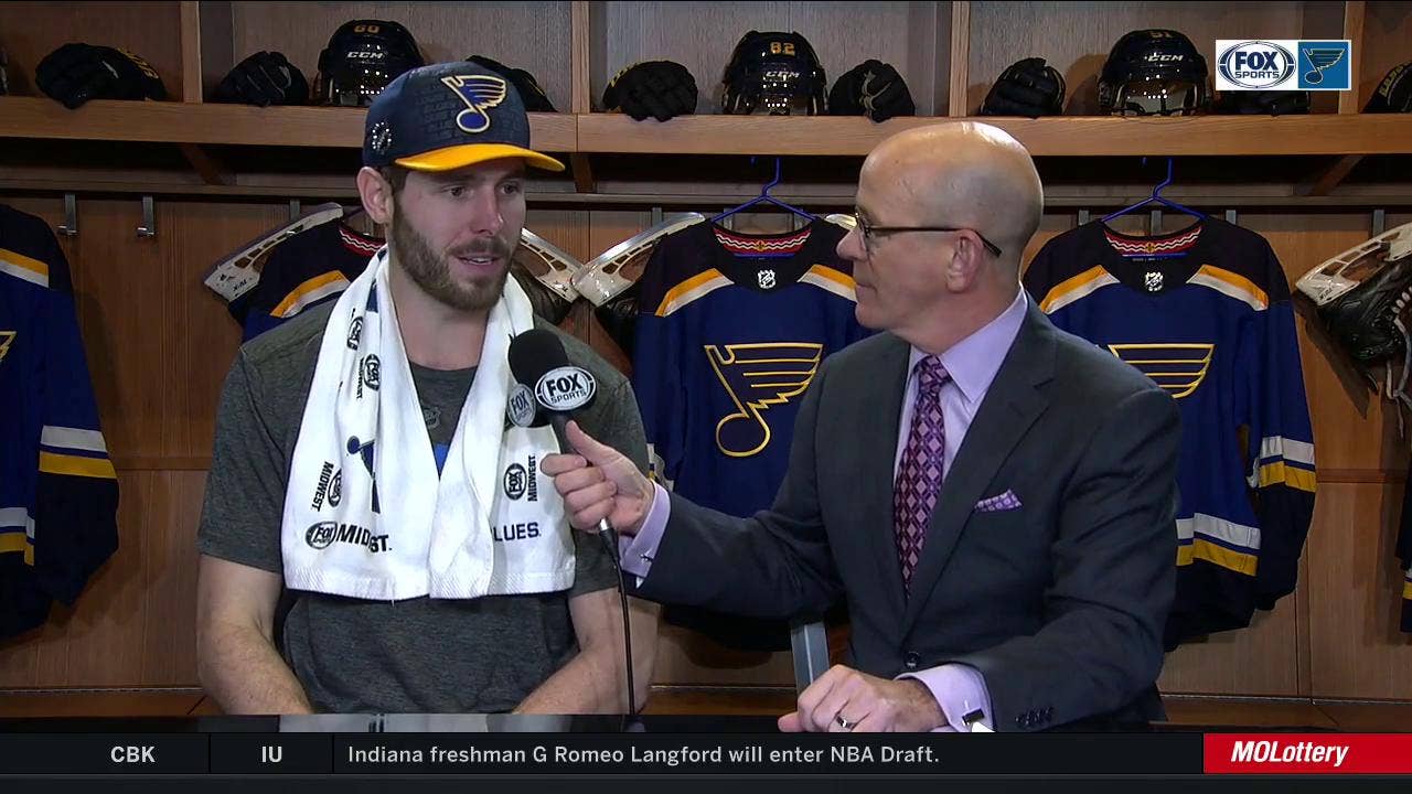 Edmundson: 'I had a little jump in my step' in return to Blues' lineup