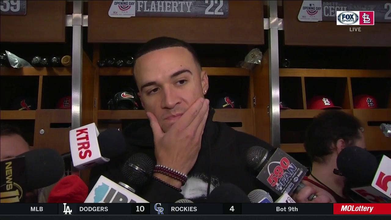 Flaherty on being Cards' starter for home opener: 'It was fun'