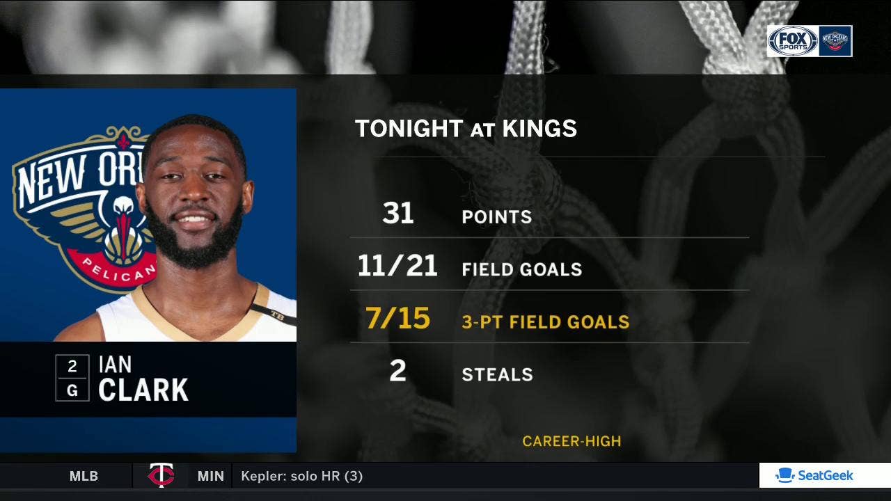 Ian Clark has a Career High in Pelicans win over Kings | Pelicans Live