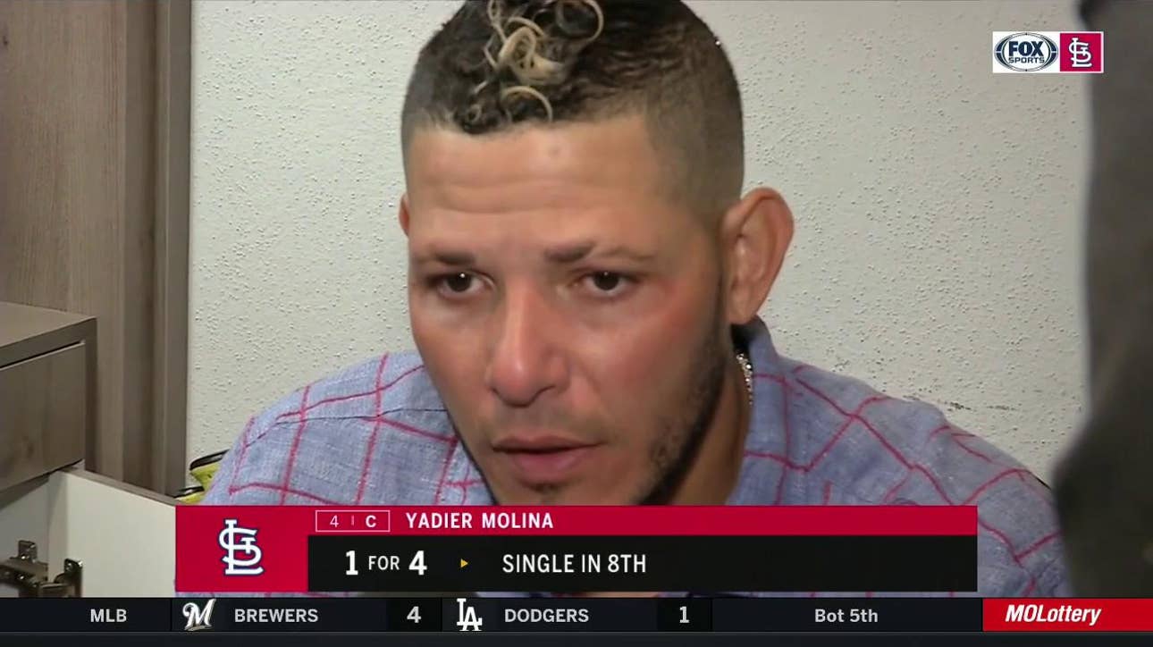 Molina on Cardinals' rough hitting luck: 'We hit the ball hard √¢‚Ç¨‚Äù that's all we can do'