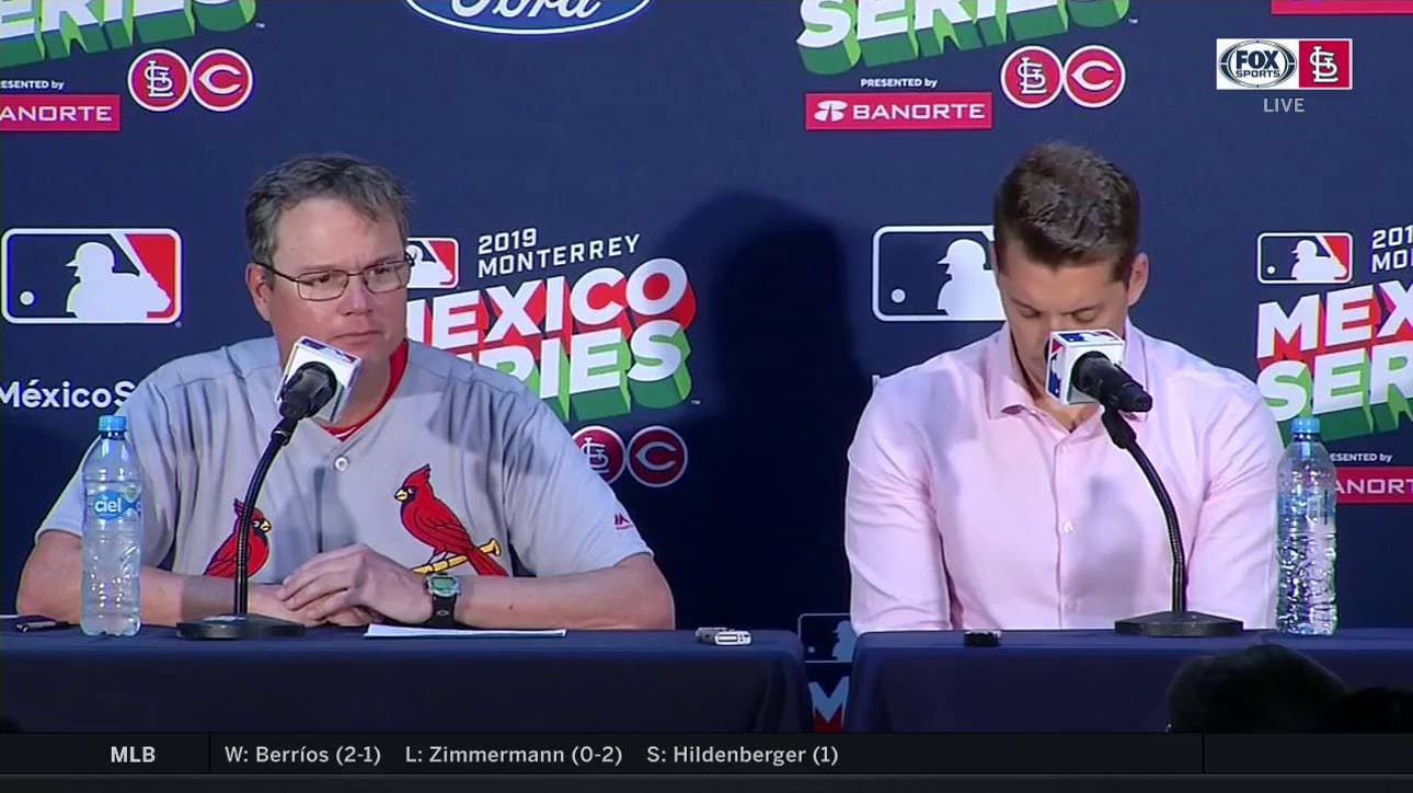 Shildt on Gallegos: 'It was fun to let him walk off and enjoy the ovation'