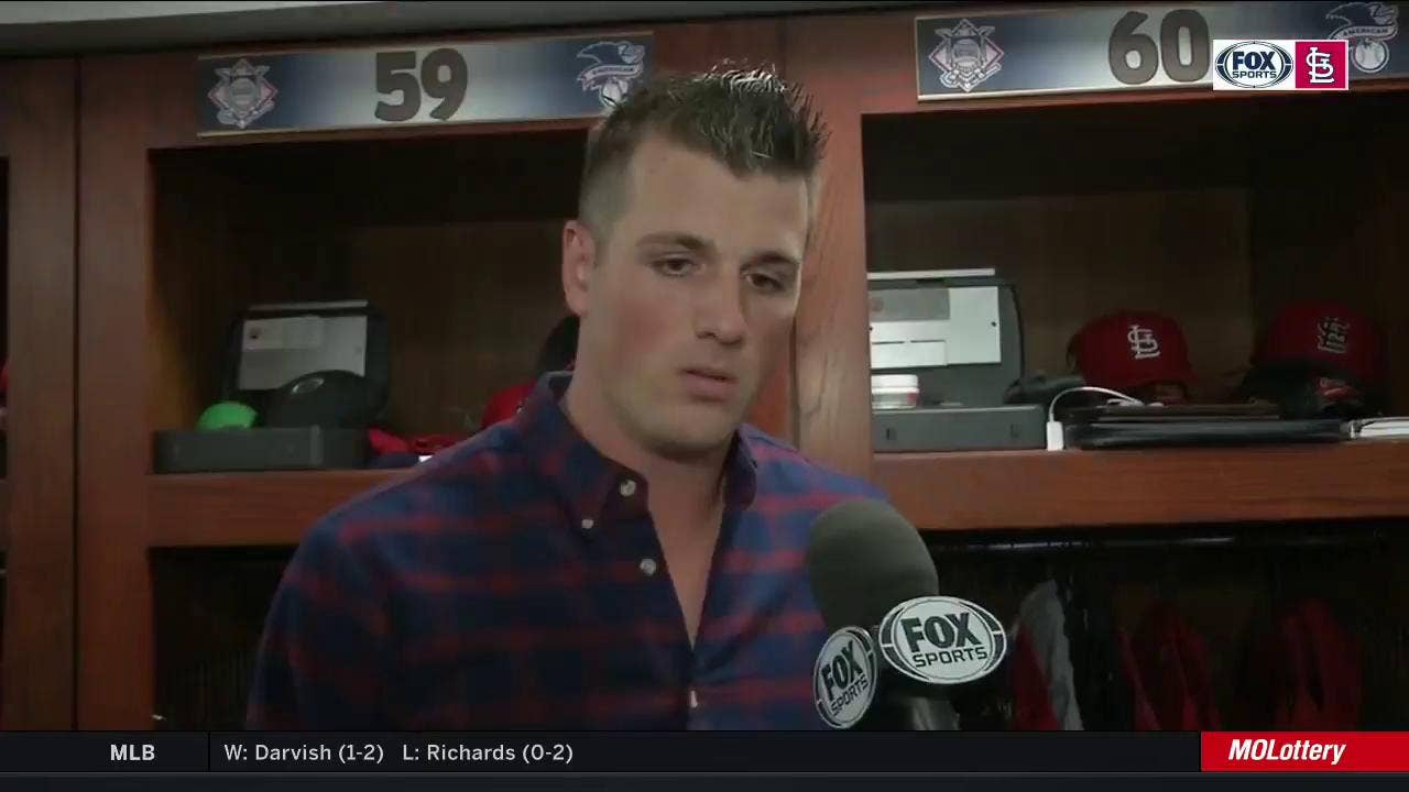 Mayers heading back to St. Louis with shoulder injury, likely to go on the IL