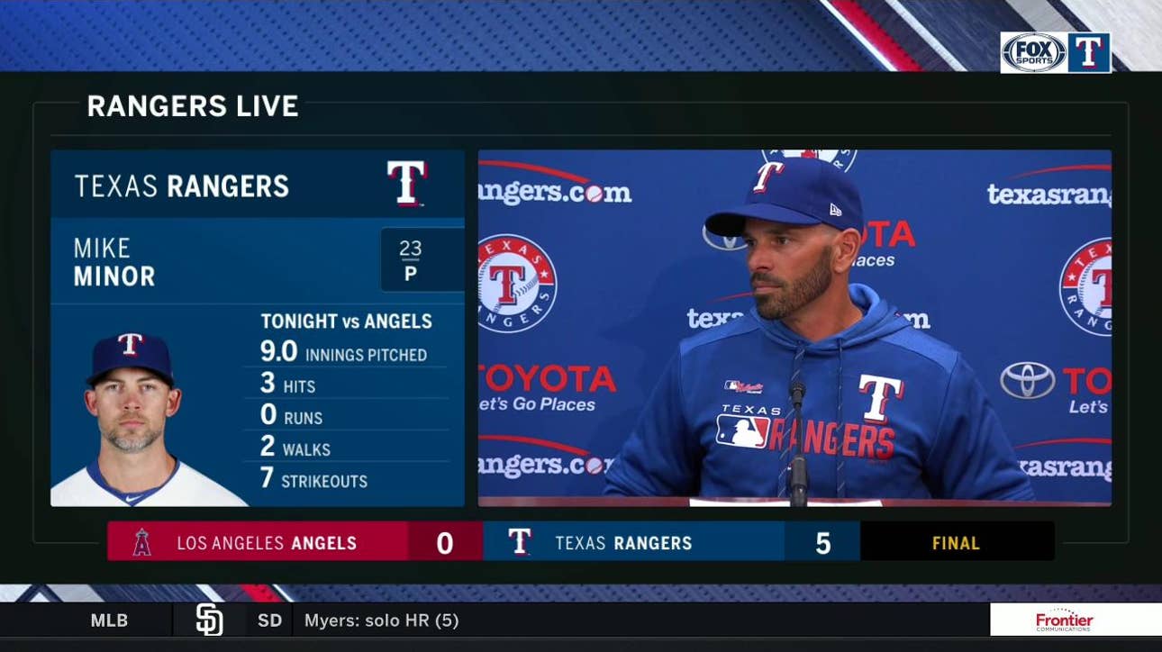 Chris Woodward on Minor: 'He wanted to be the guy'