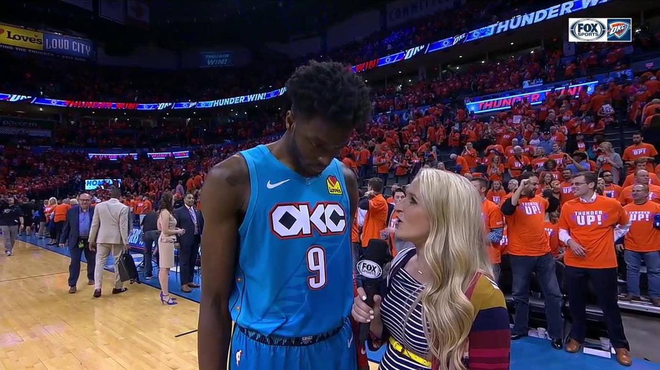 Jerami Grant talks Thunder Game 3 Win over Trail Blazers