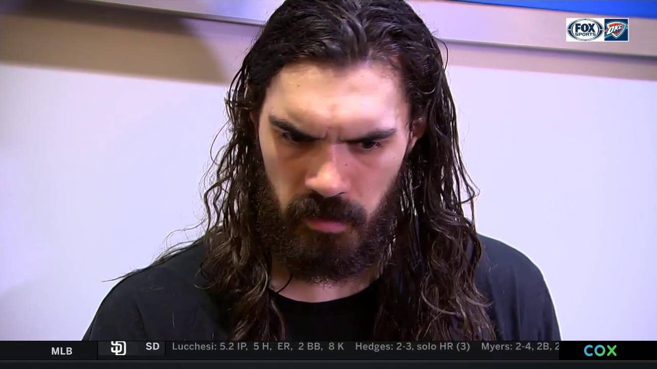 Steven Adams talks OKC's Game 4 loss against Portland