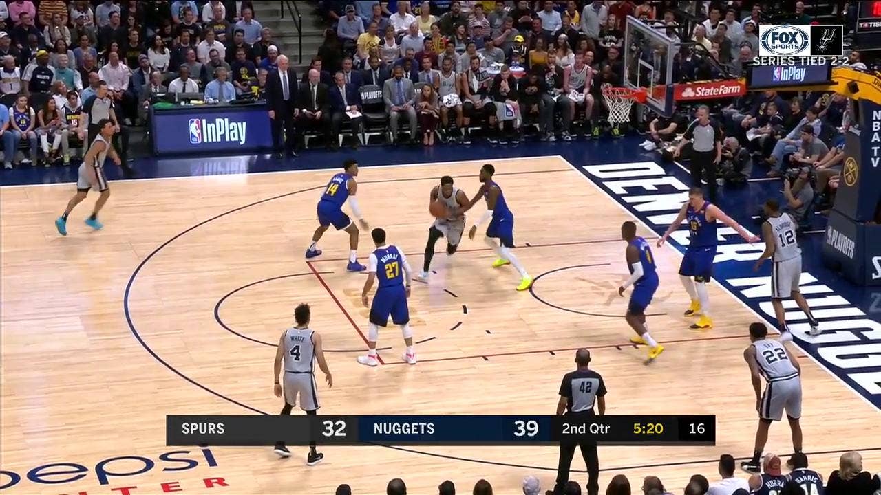 HIGHLIGHTS: Rudy Gay finds LaMarcus Aldridge in the Paint