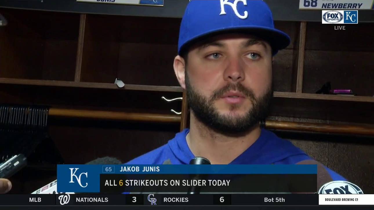 Junis: 'It's good to finally get some swing-and-misses' on slider