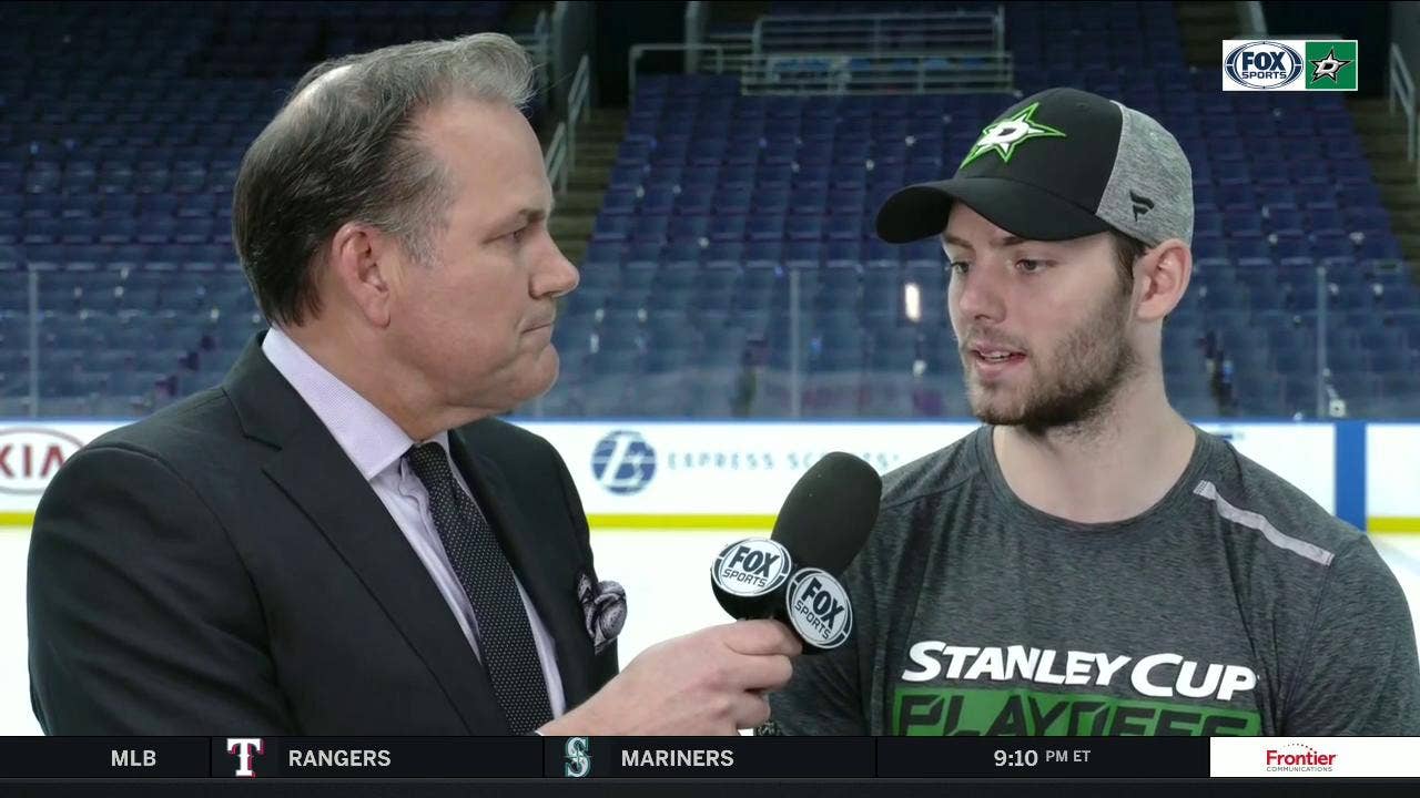 Jason Dickinson one of the Stars of the Game in 4-2 win
