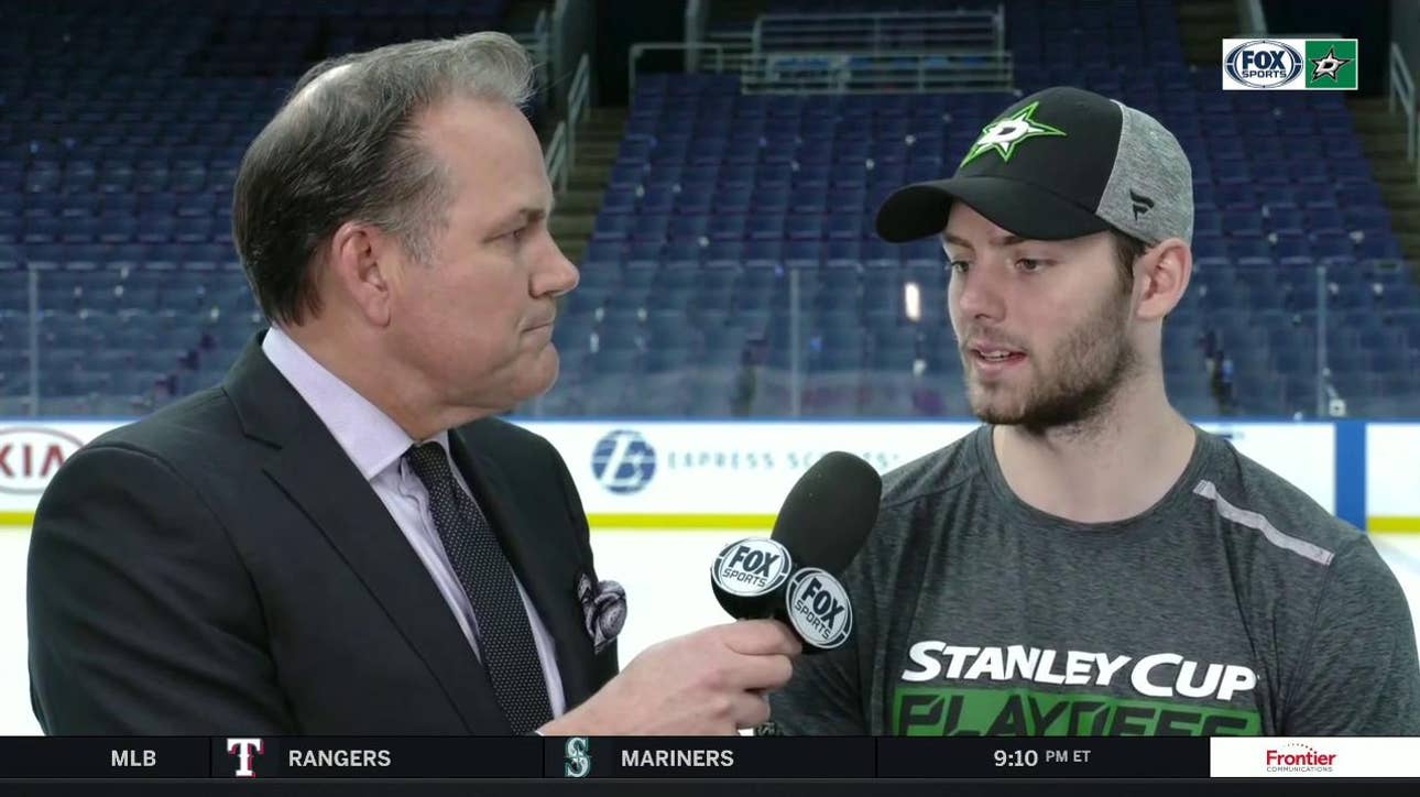 Jason Dickinson one of the Stars of the Game in 4-2 win