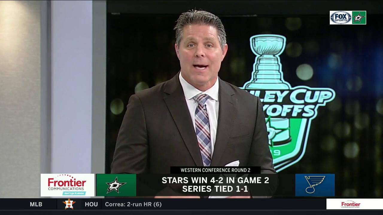 Ben Bishop the Big Factor in Stars Game 2 Win | Stars Live