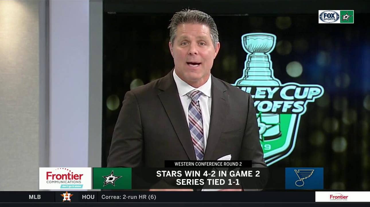 Ben Bishop the Big Factor in Stars Game 2 Win | Stars Live