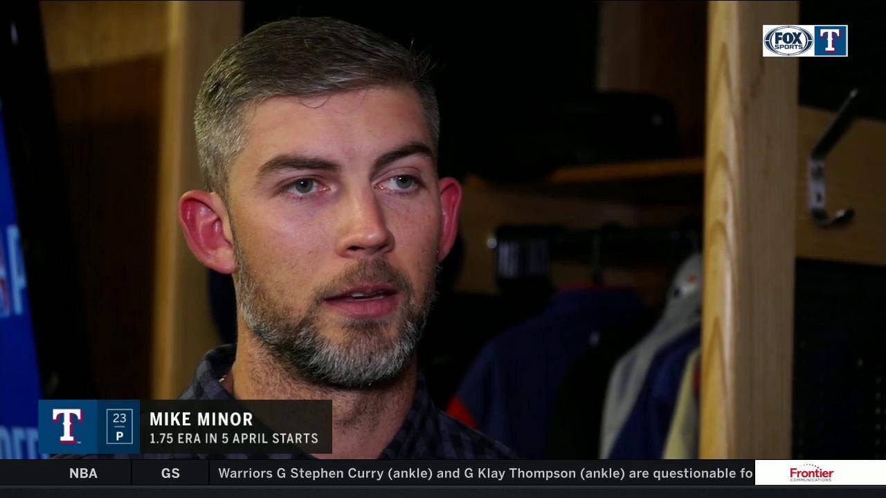 Mike Minor on Strong Outing for Texas to defeat Seattle
