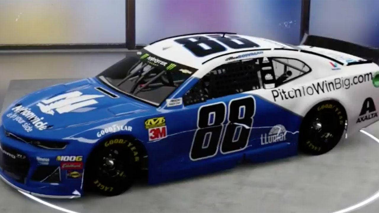 Alex Bowman unveils new Nationwide paint scheme for Dover International Speedway