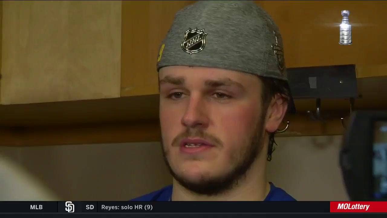 Blais on his goal: 'I just saw an opening and believe in my shot'