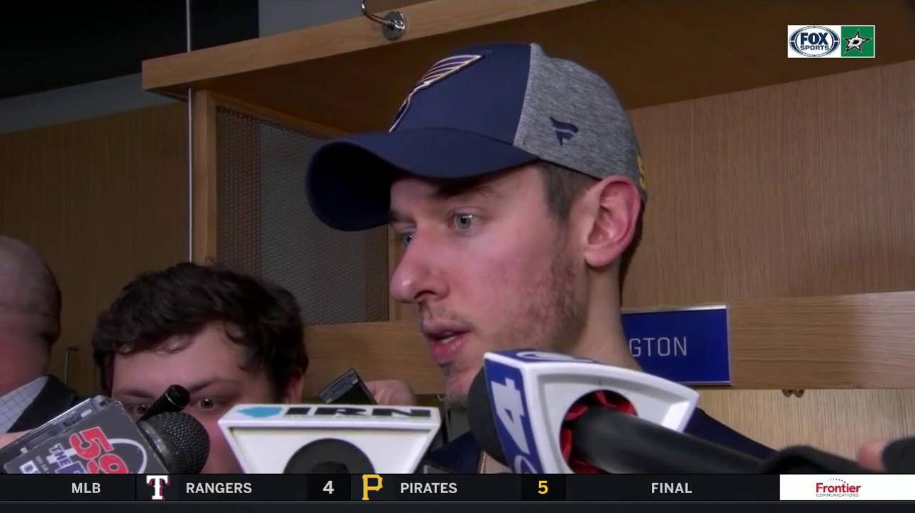 Jordan Binnington talks Blues Game 7 Win against Stars