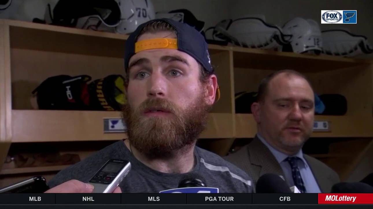 O'Reilly after Blues' loss to Sharks: 'We need to do a lot more'