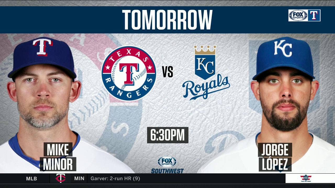 Mike Minor Due up for Texas | Rangers Live