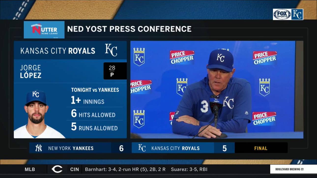 Ned Yost: Royals' bullpen 'gave us a chance to crawl back' against Yankees