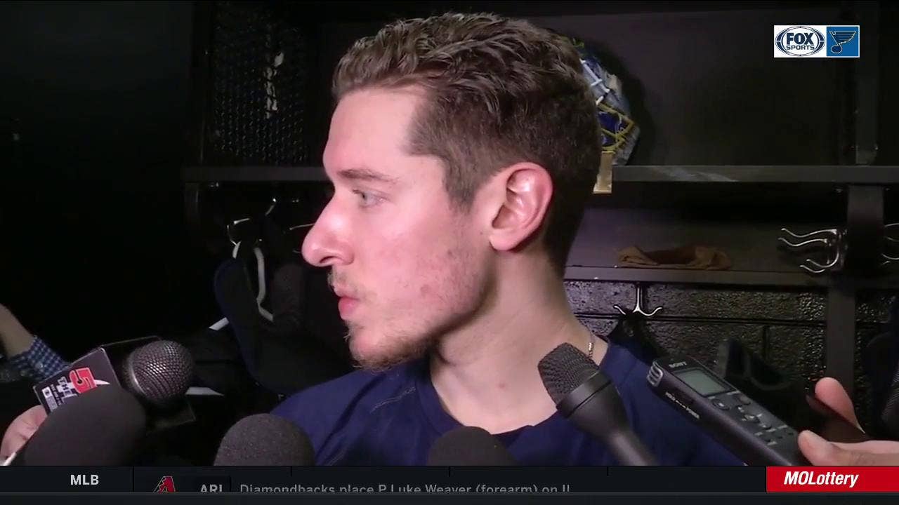 Binnington: 'It is what it is. We're moving onto Game 2 now'