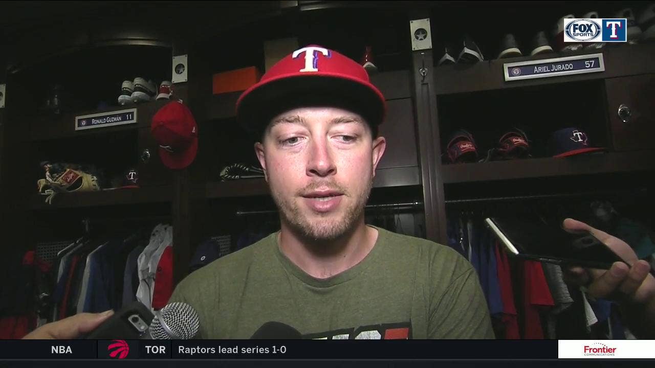 Adrian Sampson on picking up his 4th straight win Sunday | Rangers Live