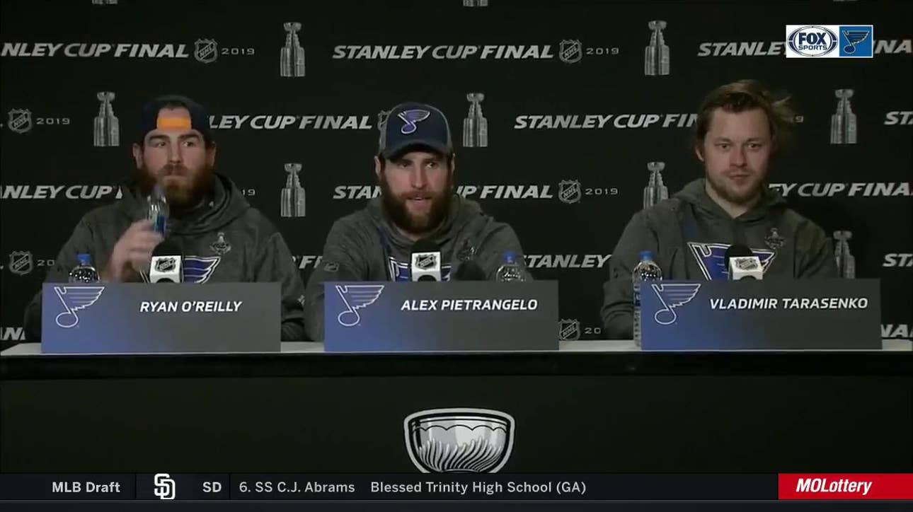 Pietrangelo on Blues fans: 'We're putting on the best effort we can for them'