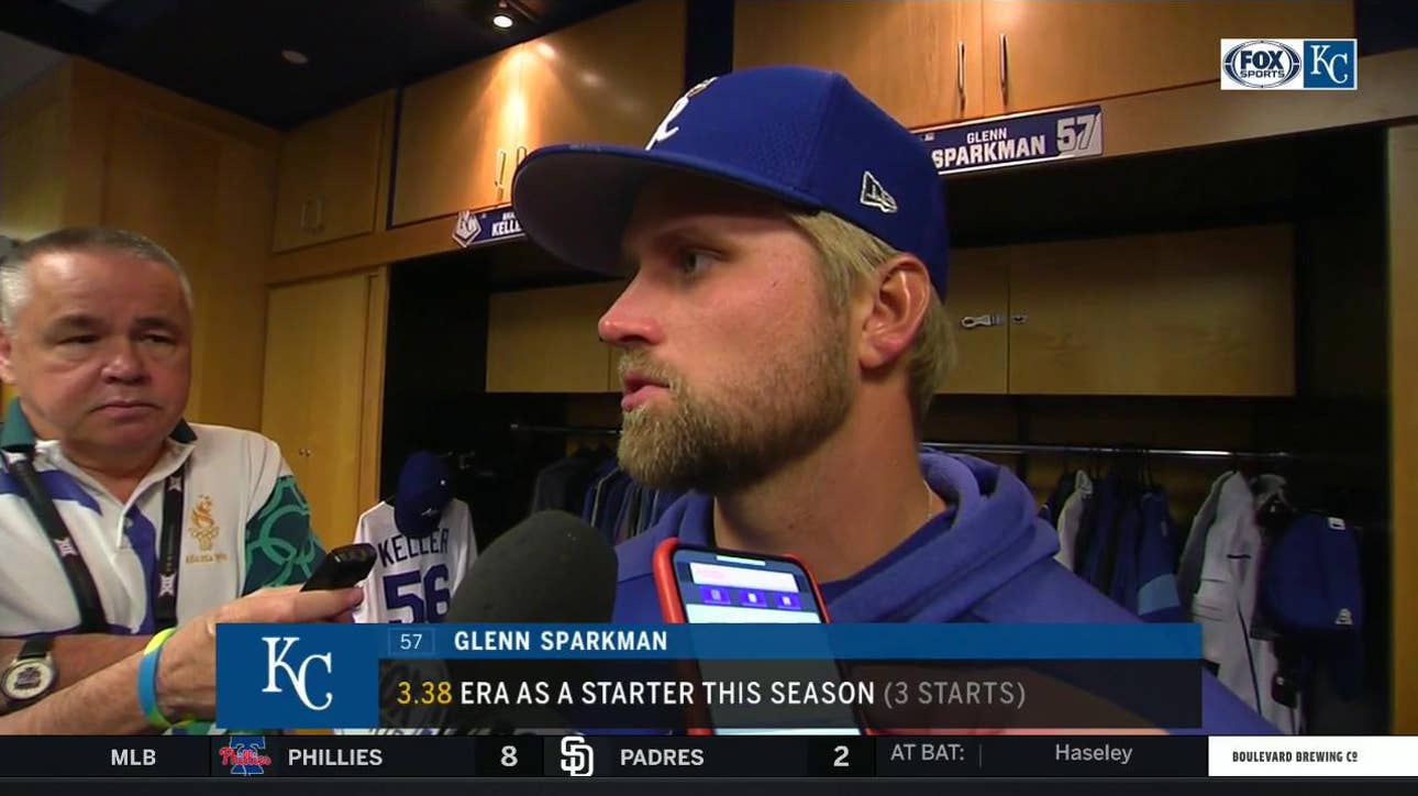 Sparkman: 'I didn't feel fatigue at all' in start against Red Sox