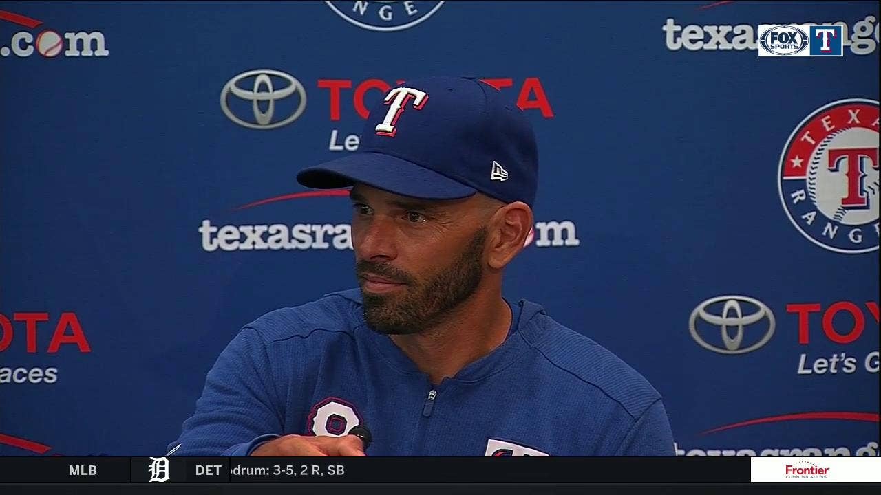 Chris Woodward on Rangers rallying in the 9th, loss to Baltimore