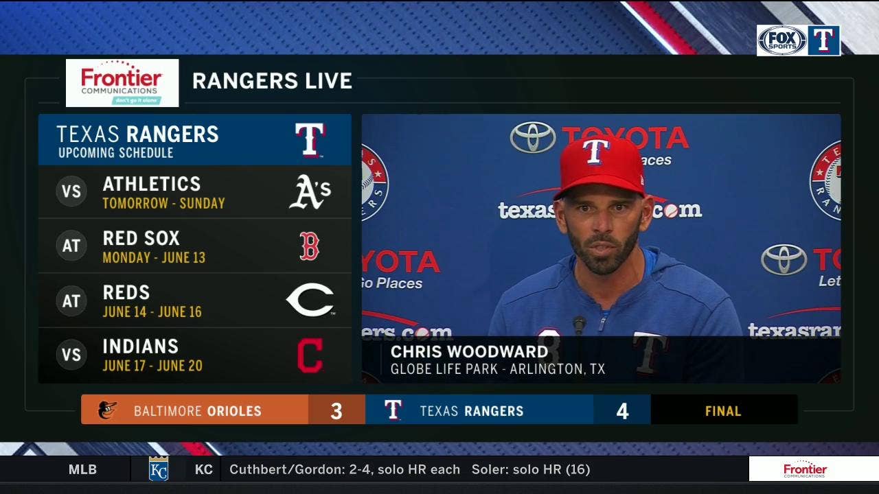 Woody on Jesse Chavez: 'He's got such good control'