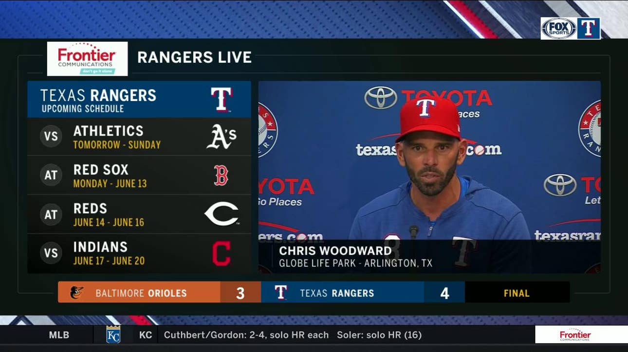 Woody on Jesse Chavez: 'He's got such good control'