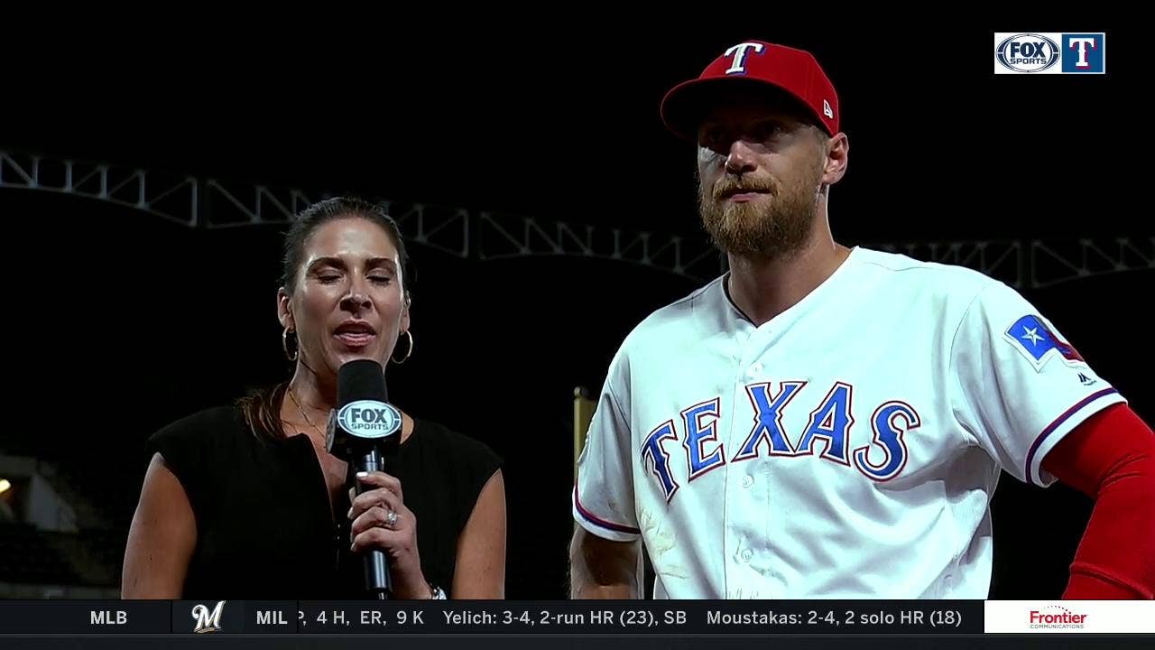 Hunter Pence on Rangers win in series finale vs. Orioles